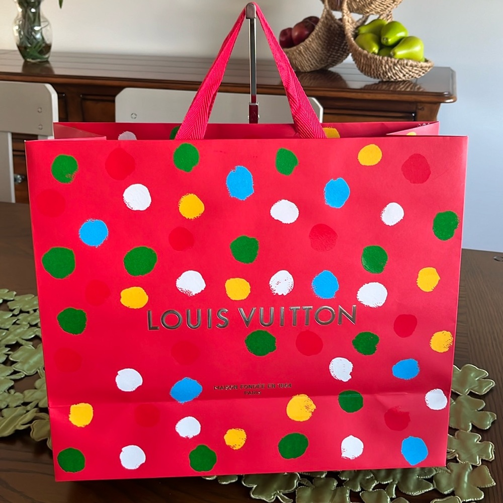 New LV YAYOI KUSAMA SHOPPING BAG